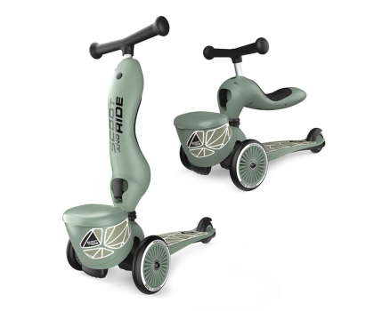 Hulajnoga nieelektryczna Scoot & Ride Highwaykick 1 Lifestyle Jeździk i hulajnoga 2w1 Green Lines